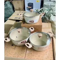 NỒI CHỐNG DÍNH VÂN ĐÁ NHẬT BẢN CAO CẤP 20CM