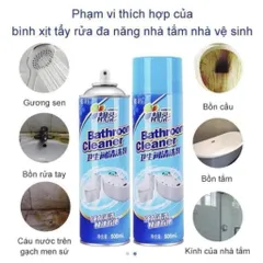 CHAI XỊT BỌT TUYẾT TẢY RỬA VỆ SINH NHÀ TẮM 500ML