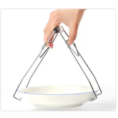 Dụng cụ inox gắp bát đĩa nóng