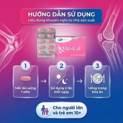 Viên uống hỗ trợ giảm nguy cơ loãng xương Maxcal Mega (3 vỉ x 10 viên)