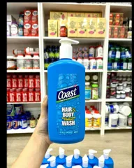 Sữa Tắm Gội Coast Classic Scent 946ml - Chăm Sóc Tóc & Da Toàn Diện, Hương Thơm Tươi Mát Suốt Ngày 795271