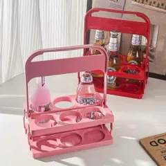 Giỏ Đựng Chai Lọ 6 Ngăn Gấp Gọn Màu Ngẫu Nhiên