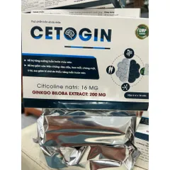 CETOGIN HỘP 60 Viên Hỗ Trợ Tăng Cường Tuần Hoàn Máu não 795369