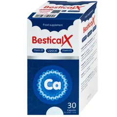 Viên uống BesticalX Ergopharm bổ sung canxi, vitamin D3 và vitamin K2, hỗ trợ xương, răng (30 viên) 795382