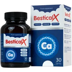 Viên uống BesticalX Ergopharm bổ sung canxi, vitamin D3 và vitamin K2, hỗ trợ xương, răng (30 viên) 795382