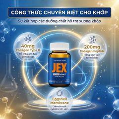 Ecogreen Jex Natural 60 Viên – Hỗ Trợ Giảm Đau, Cải Thiện Khó Chịu Do Thoái Hóa Khớp Và Viêm Khớp