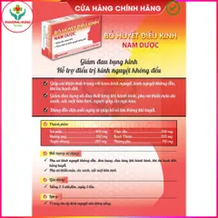 Bổ Huyết Điều Kinh Nam Dược Giúp Giảm Đau Bụng Kinh, Điều Hoà Kinh Nguyệt - Hộp 30 Viên