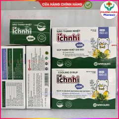 Siro Thanh Nhiệt Tiêu Độc Ích Nhi, Giúp Giải độc,Mát Gan,Giảm Mẩn Ngứa,Nhiệt Miệng-Hộp 20 Ống