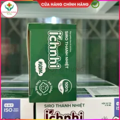 Siro Thanh Nhiệt Tiêu Độc Ích Nhi, Giúp Giải độc,Mát Gan,Giảm Mẩn Ngứa,Nhiệt Miệng-Hộp 20 Ống