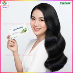 TRAHAIRIC của Traphaco Hỗ Trợ Giảm Nguy Cơ Tóc Bạc Sớm, Tóc Khô, Gãy Rụng - Hộp 30 Viên