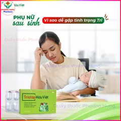 TriStop Hữu Việt Hỗ Trợ Người Bệnh Trĩ, Tăng Sức Bền Thành Mạch, Cải Thiện Sa Búi Trĩ - Hộp30 Viên