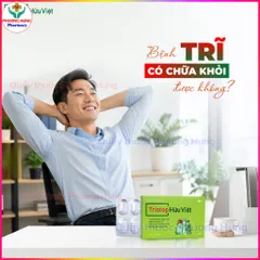 TriStop Hữu Việt Hỗ Trợ Người Bệnh Trĩ, Tăng Sức Bền Thành Mạch, Cải Thiện Sa Búi Trĩ - Hộp30 Viên