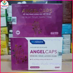 Angelcaps Meracine Bổ Sung Nội Tiết Tố Nữ, Giảm Bốc Hỏa, Lão Hóa Da, Rối Loạn Kinh Nguyệt-HộP 30V