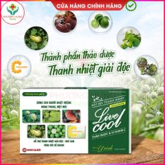 Bột C sủi Livecool của Nam Dược Giúp bổ sung vitamin C, hỗ trợ giải độc, mát gan - Hộp 10 gói x7g 795424