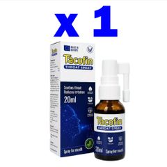 Xịt Họng Tacofin Dược Hậu Giang Giúp Dịu Vùng Cổ Họng Bị Viêm,Giảm Kích Ứng Khoang Miệng-Lọ 20ml