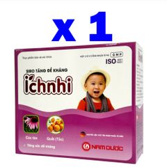 Siro Tăng Đề Kháng Ích Nhi, Giúp Tăng Cường Sức Đề Kháng Cho Trẻ, Bé Khỏe Nhanh - Hộp 15 Ống