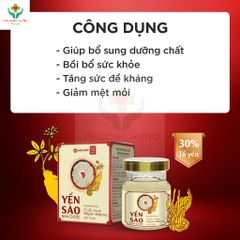 Yến Sào Nam Dược Tổ Yến Chưng Hồng Sâm Và Đông Trùng Hạ Thảo Bồi Bổ Sức Khỏe, Tăng Đề Kháng-Lọ 70ml