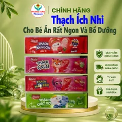 Thạch Chất Xơ, Thạch Mắt Đen, Thạch Ăn Ngon, Thạch Canxi Của Ích Nhi Cho Bé Ăn Rất Ngon Và Bổ Dưỡng