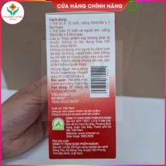 Ino Ferro Ích Nhân Bổ Sung Sắt Hữu Cơ,  Acid Folic Giảm Tình Trạng Thiếu Máu Do Thiếu Sắt-Hộp 20 Ống