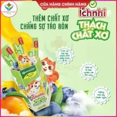 Thạch Chất Xơ, Thạch Mắt Đen, Thạch Ăn Ngon, Thạch Canxi Của Ích Nhi Cho Bé Ăn Rất Ngon Và Bổ Dưỡng
