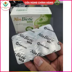 Men Vi Sinh Nin Biotic Plus Bổ Sung 3 Chủng Men Lợi Khuẩn, Cải Thiện Hệ Vi Sinh Đường Ruột- Hộp 50v