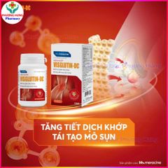 Viên Khớp VISGLUTIN-DC Meracine Giúp Tăng Tiết Hoạt Dịch Khớp, Giảm Đau, Khô, Viêm Khớp-Hộp 60 Viên