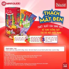 Thạch Chất Xơ, Thạch Mắt Đen, Thạch Ăn Ngon, Thạch Canxi Của Ích Nhi Cho Bé Ăn Rất Ngon Và Bổ Dưỡng