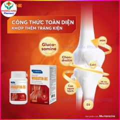 Viên Khớp VISGLUTIN-DC Meracine Giúp Tăng Tiết Hoạt Dịch Khớp, Giảm Đau, Khô, Viêm Khớp-Hộp 60 Viên