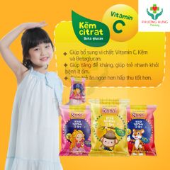 Kẹo dẻo Ích Nhi, có nhiều loại giúp bổ sung DHA, Vitamin C, Canxi, Lợi khuẩn, Tăng đề kháng cho bé, ăn rất ngon-Gói 24g