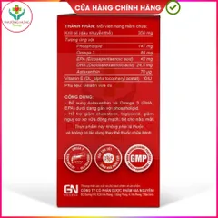 Dầu Nhuyễn Thể Kioils 350 Tốt Cho Mắt, Não, Hỗ Trợ Giảm Cholesterol, Triglycerid, Xơ Vữa Động Mạch