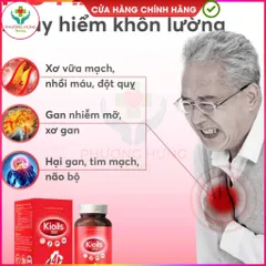 Dầu Nhuyễn Thể Kioils 350 Tốt Cho Mắt, Não, Hỗ Trợ Giảm Cholesterol, Triglycerid, Xơ Vữa Động Mạch