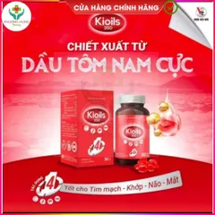Dầu Nhuyễn Thể Kioils 350 Tốt Cho Mắt, Não, Hỗ Trợ Giảm Cholesterol, Triglycerid, Xơ Vữa Động Mạch