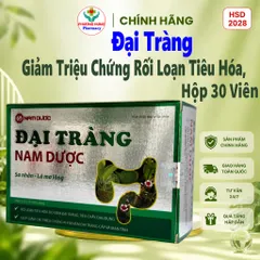 Đại Tràng Nam Dược Giúp Giảm Các Triệu Chứng Rối Loạn Tiêu Hóa, Tiêu Chảy, Đau Bụng - Hộp 30 Viên