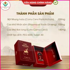 Lộc Nhung Nam dược Giúp Tăng Cường Sinh Lực, Bổ Khí Huyết, Bổ Thận, Giảm Mệt Mỏi - Hộp 30 Viên