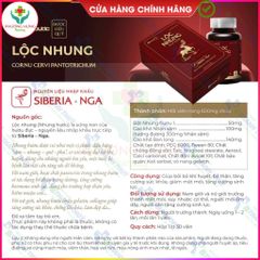 Lộc Nhung Nam dược Giúp Tăng Cường Sinh Lực, Bổ Khí Huyết, Bổ Thận, Giảm Mệt Mỏi - Hộp 30 Viên