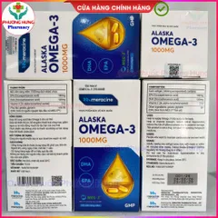 Dầu Cá Alaska Omega-3 1000mg của Meracine Tốt Cho Mắt,Não,Giảm Nguy Cơ Xơ Vữa Động Mạch- Lọ 100 Viên
