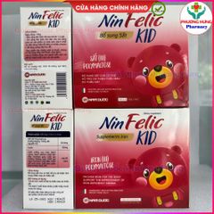 Nin Felic Kid Nam Dược Bổ Sung Sắt Hữu Cơ Và Acid Folic Giảm Thiếu Máu Do Thiếu Sắt Ở Trẻ-Hộp 20 Ống
