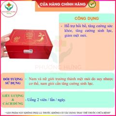 Đông Trùng Hồng Sâm Nam Dược Hỗ Trợ Bồi Bổ Cơ Thể , Tăng Cường Sức Khỏe, Giảm Mệt Mỏi - Hộp 30 Viên