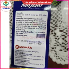 Nin Joint Của Nam Dược Hỗ Trợ Tăng Sinh Dịch Khớp, Làm Trơn Khớp, Giảm Đau Nhức Xương Khớp - Lọ 60V