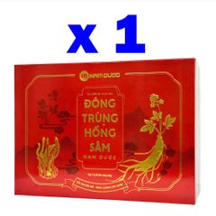 Đông Trùng Hồng Sâm Nam Dược Hỗ Trợ Bồi Bổ Cơ Thể , Tăng Cường Sức Khỏe, Giảm Mệt Mỏi - Hộp 30 Viên