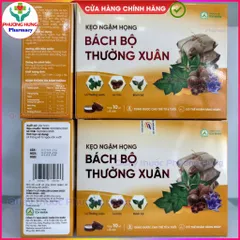 Viên ngậm Bách Bộ Thường Xuân Giúp Bổ Phổi, Giảm Cảm Ho, Cung Cấp Khoáng Chất Cho Cơ Thể-Hộp 50v