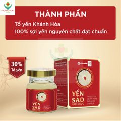 Yến Sào Nam Dược Tổ Yến Chưng Đường Phèn Bồi Bổ Sức Khỏe, Tăng Sức Đề Kháng, Giảm Mệt Mỏi- Lọ 70ml