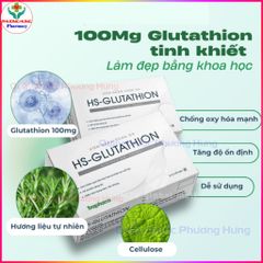 Viên Ngậm Trắng Da HS-Glutathion của Traphaco Giúp Chăm Sóc Da,Sáng Da Và Đều Màu Da - Hộp 30 Viên