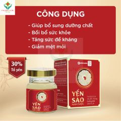 Yến Sào Nam Dược Tổ Yến Chưng Đường Phèn Bồi Bổ Sức Khỏe, Tăng Sức Đề Kháng, Giảm Mệt Mỏi- Lọ 70ml
