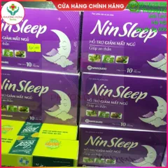 Nin Sleep (Ninsleep) Của Nam Dược Giúp An Thần, Ngủ Ngon, Giảm Mất Ngủ - Hộp 50 Viên