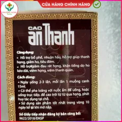 Siro Cao An Thanh Của Nam Dược Hỗ Trợ Bổ Phế,Giảm Ho,Tiêu Đờm,Giảm Đau Rát Họng,Khản Tiếng- Lọ 100ml