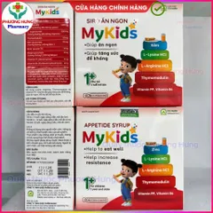Siro Ăn Ngon Mykids Hỗ Trợ Tiêu Hóa, Giúp Bé Ăn Ngon, Tăng Cường Hấp Thu Dinh Dưỡng - Hộp 20 Ống
