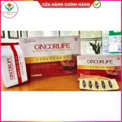 Viên Uống Gincorlife Của Ích Nhân Tăng Cường Sức Khỏe,Đề Kháng,Giúp Ăn Ngon,Giảm Mệt Mỏi-Hộp 60V