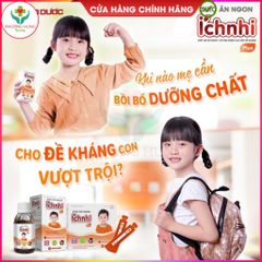 Siro Ăn Ngon Ích Nhi Plus Giúp Nâng Cao Sức Đề Kháng, Tăng Chuyển Hóa, Trẻ Ăn Ngon - Hộp 20 Túi