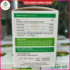 Chất Xơ Ích Nhi Bổ Sung Chất Xơ Inulin, Giúp Giảm Táo Bón, Tăng Cường Tiêu Hóa - Hộp 20 Gói